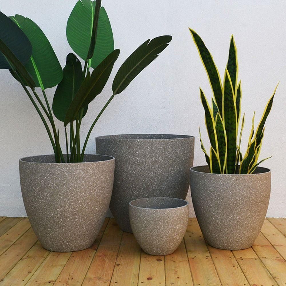 Bonsai Rock Garden - Frosted Imitation Stone Bonsai Flowerpot Balcony
