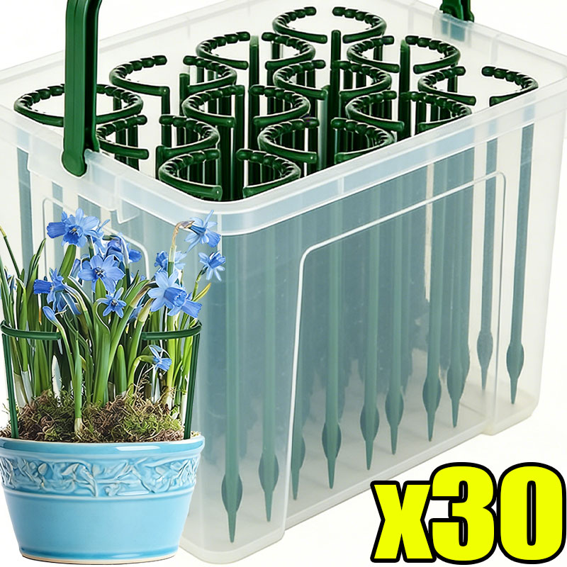 Bonsai Garden Accessories - 30-1PCS Plastic Plant Support Semicircle Pile