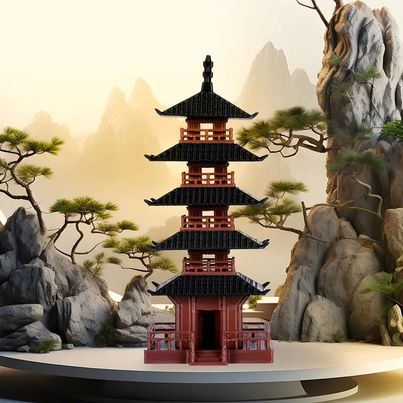 Bonsai Garden Mini - 🛒1Pc Mini Pagoda Statue Chinese Ancient