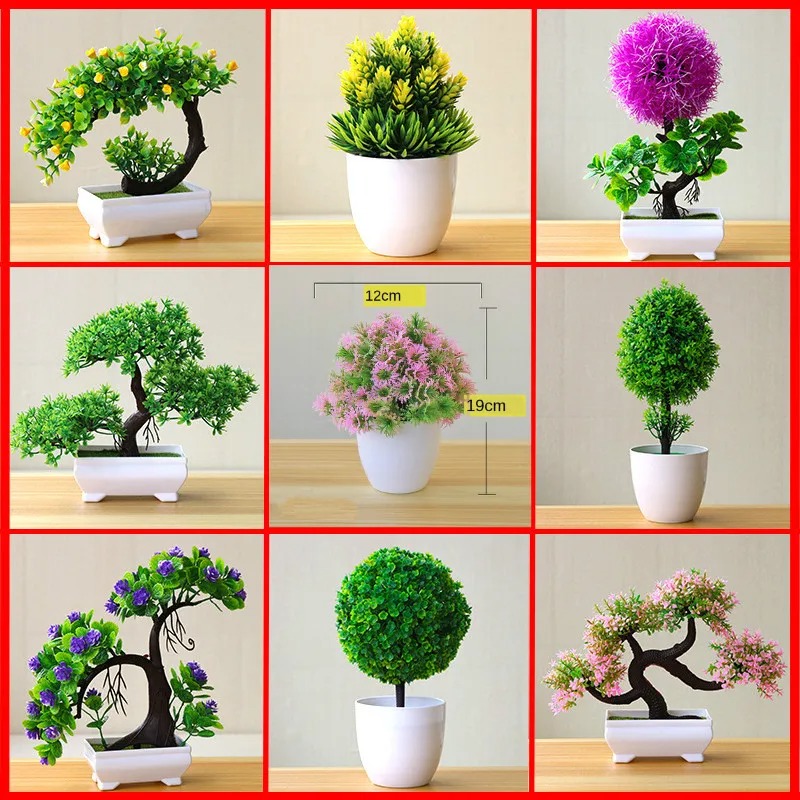 Bonsai Garden For Home - Artificial Small Tree Potted Plant Fake
