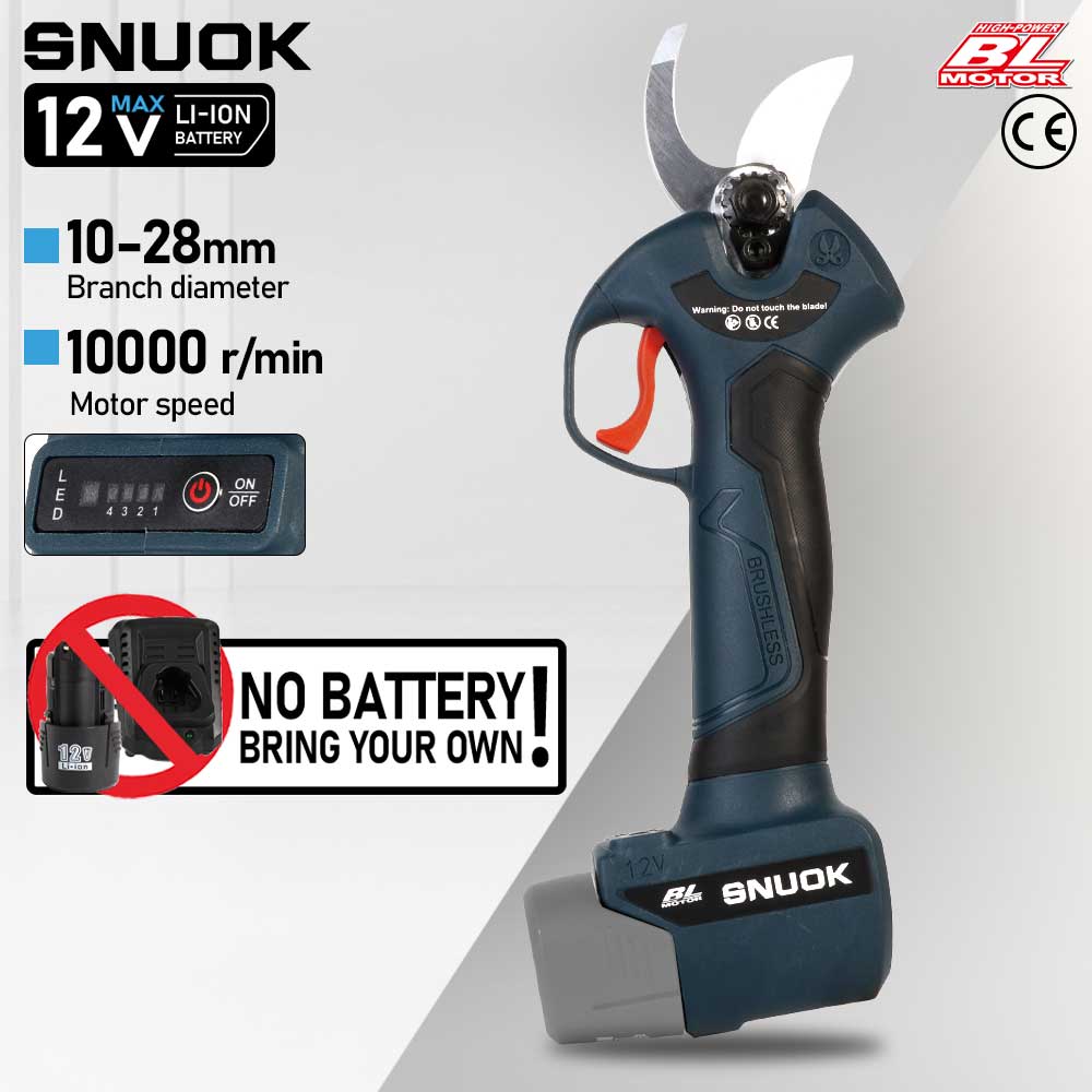Bonsai Garden Accessories - SNUOK 12V Brushless Electric Pruning Shears