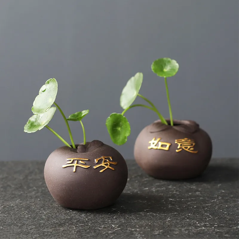 Sáng Tạo Tím Đất Sét Trà Thú C - đánh giá và giá Bonsai Garden Mini