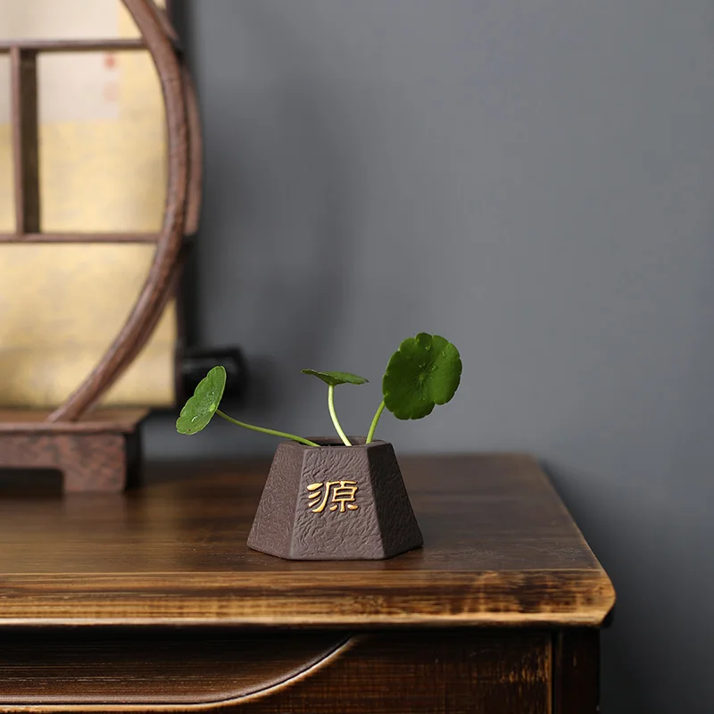 Sáng Tạo Tím Đất Sét Trà Thú C - đánh giá và giá Bonsai Garden Mini