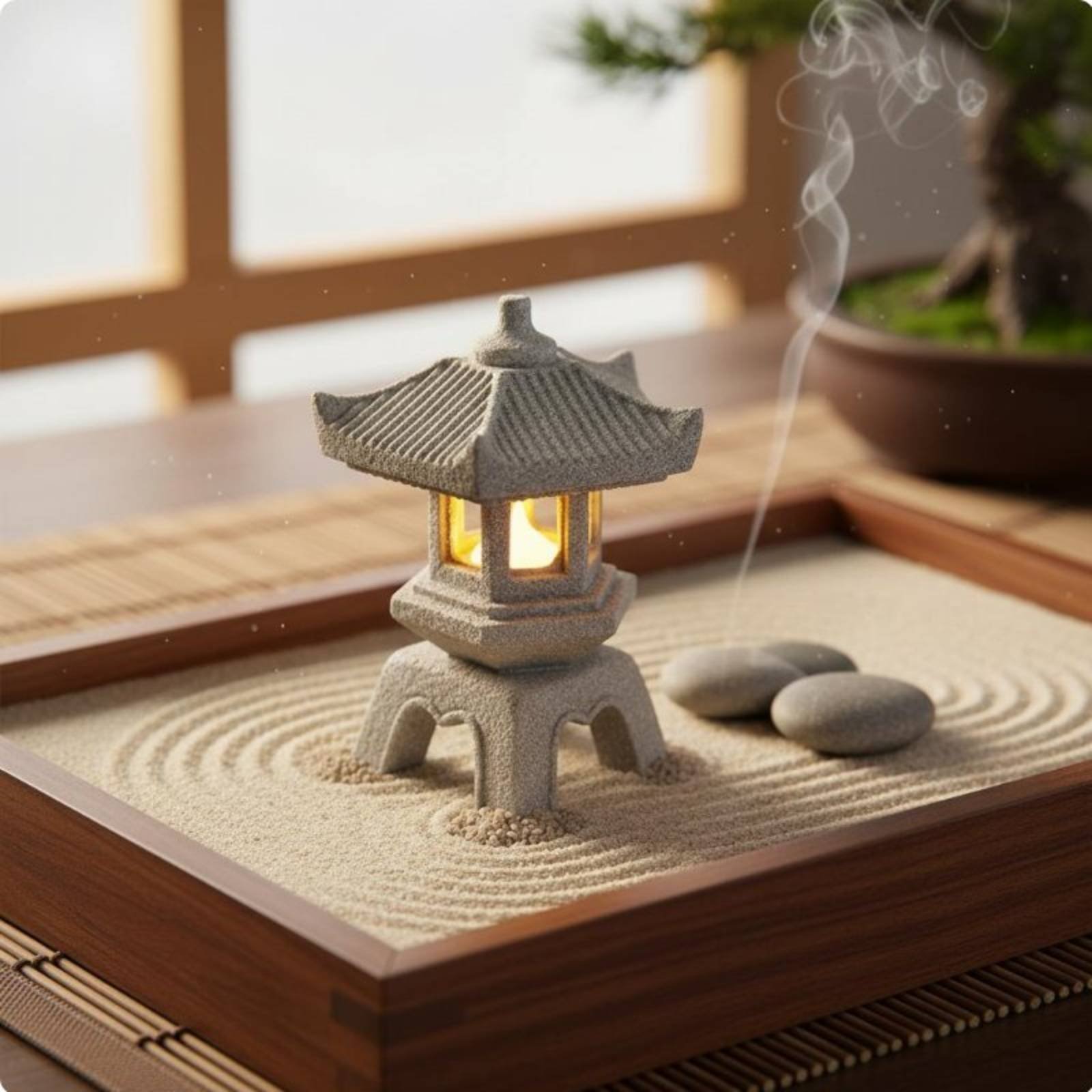 Miniature Stone Lantern Antiqu - đánh giá và giá Bonsai Garden Miniature