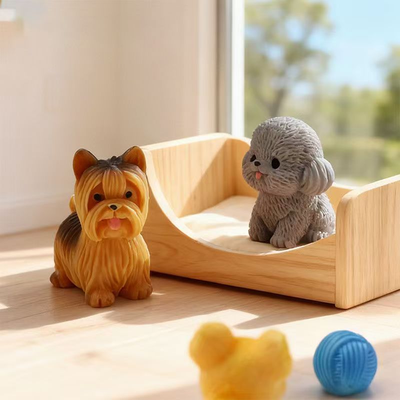 Cute Teddy Poodle Puppy Small  - đánh giá và giá Bonsai Garden Miniature