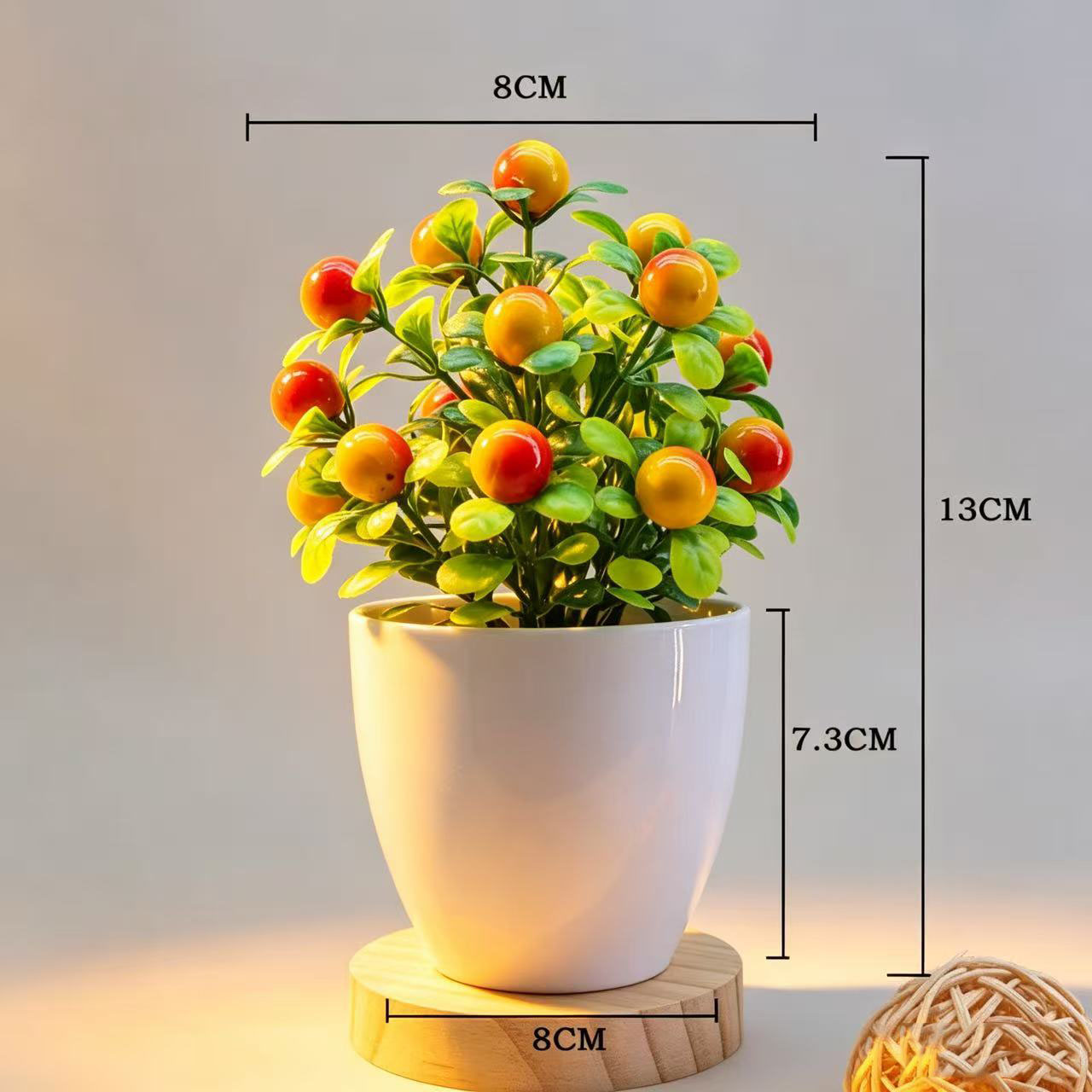 Artificial Fruits Tree Bonsai  - đánh giá và giá Bonsai Garden For Home