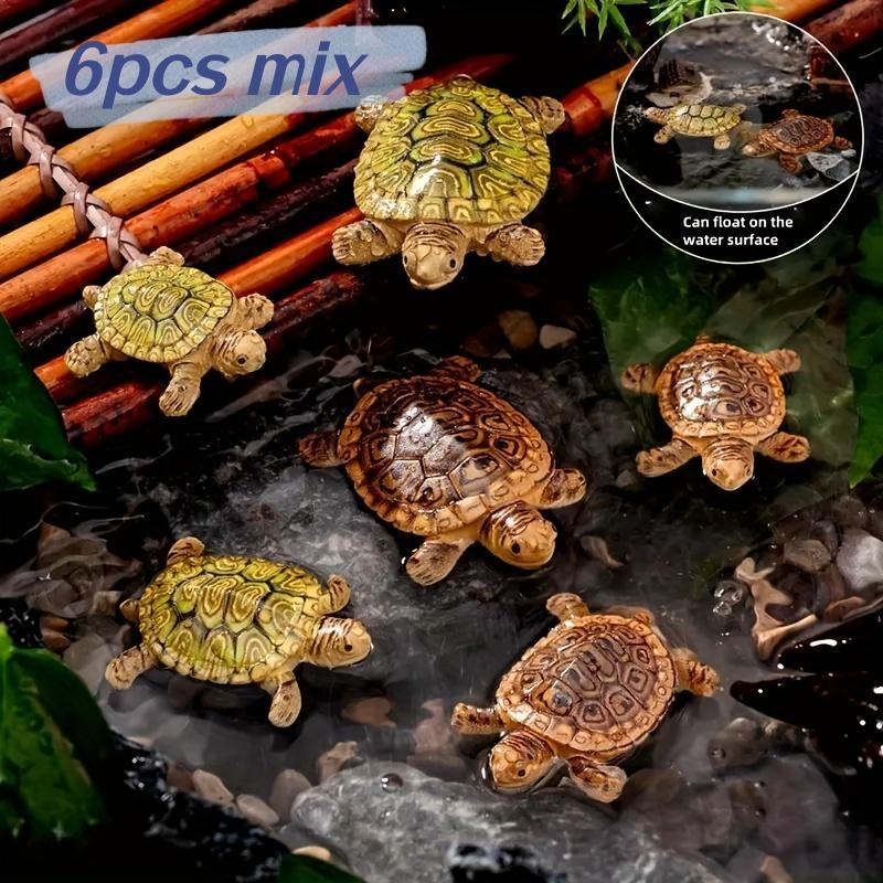 6 Mini Turtle Statues for Aqua - đánh giá và giá Bonsai Garden Miniature