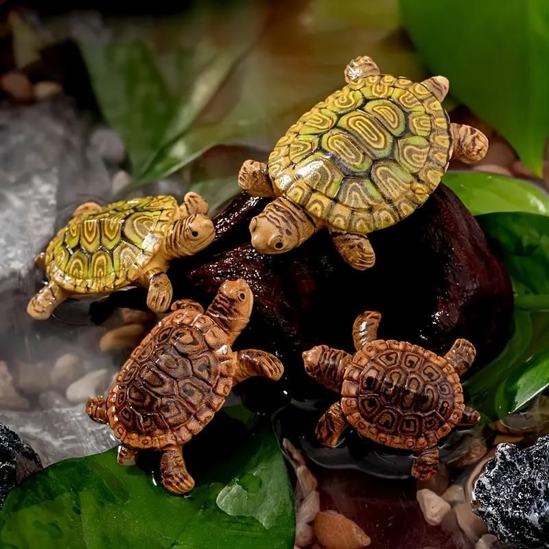 6 Mini Turtle Statues for Aqua - đánh giá và giá Bonsai Garden Miniature
