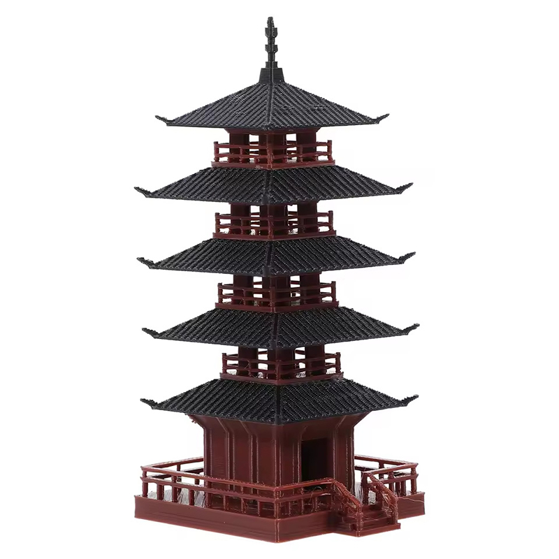 🛒1Pc Mini Pagoda Statue Chines - đánh giá và giá Bonsai Garden Mini