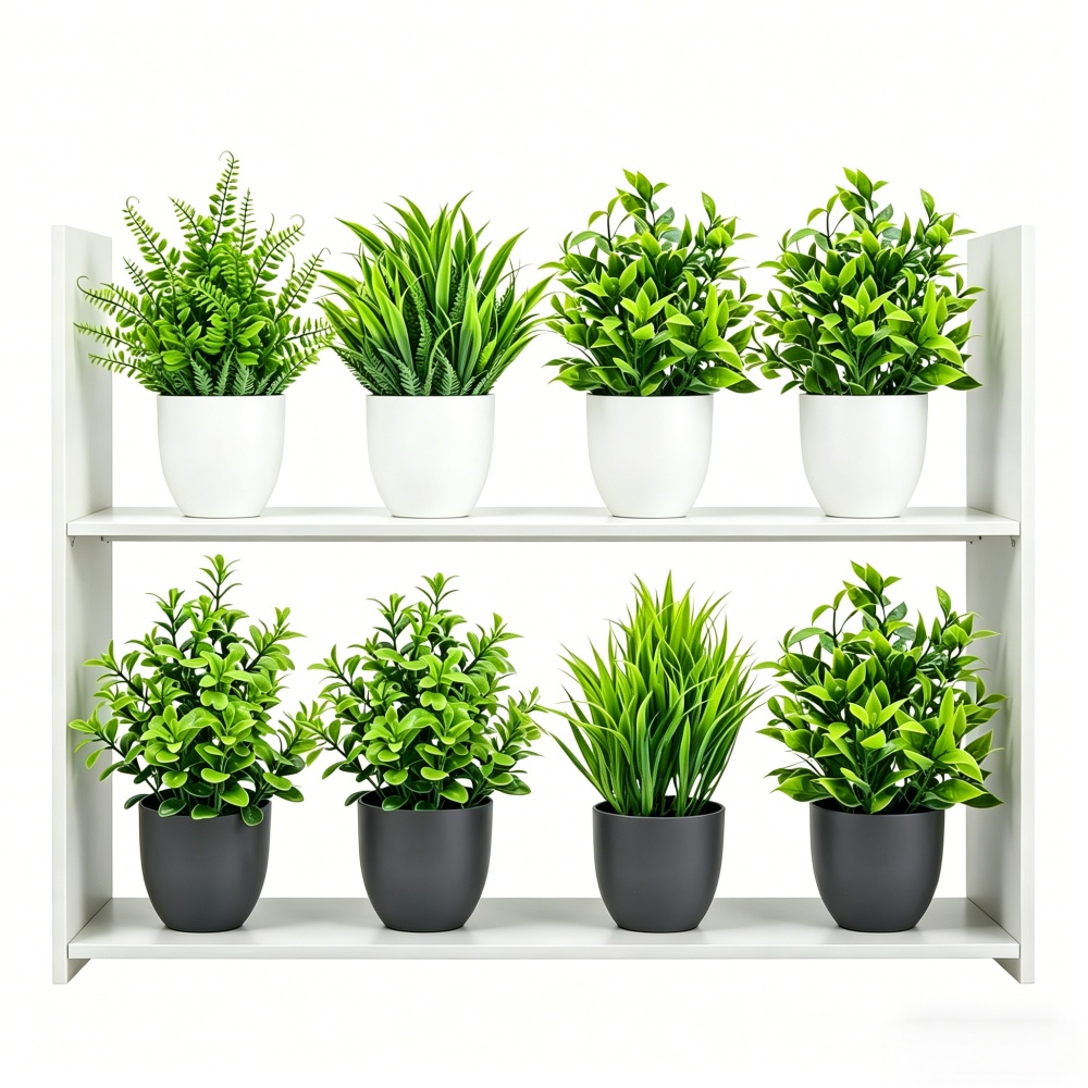 4pcs/set Mini Artificial Plant - đánh giá và giá Bonsai Garden For Home