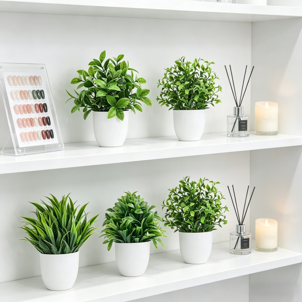 4pcs/set Mini Artificial Plant - đánh giá và giá Bonsai Garden For Home
