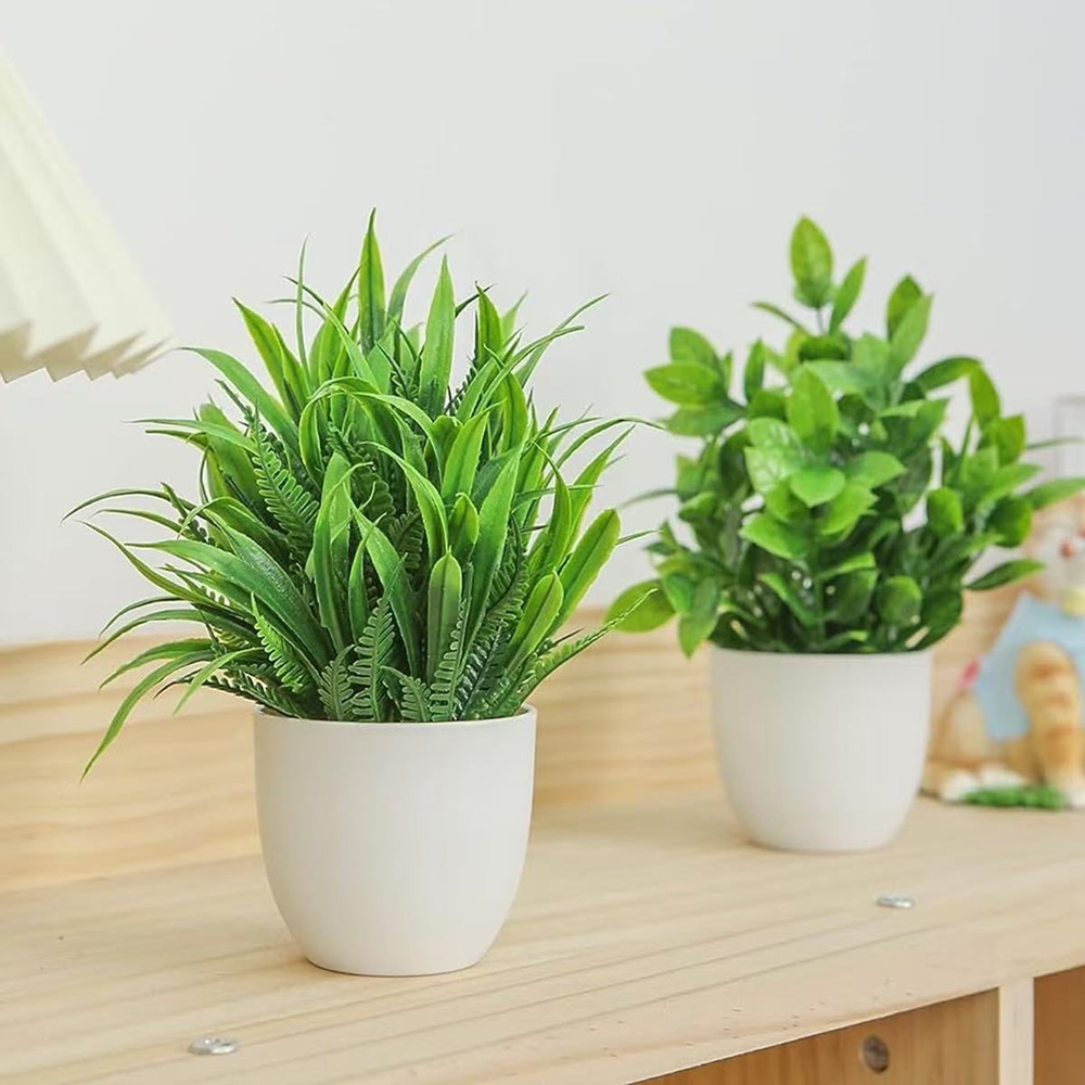 4pcs/set Mini Artificial Plant - đánh giá và giá Bonsai Garden For Home