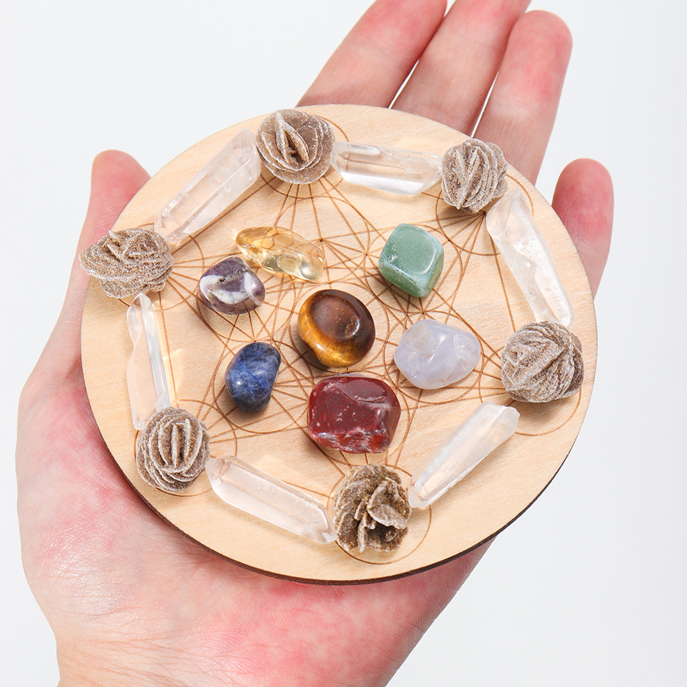 7pcs/set Natural Crystal Mixed - đánh giá và giá Bonsai Rock Garden