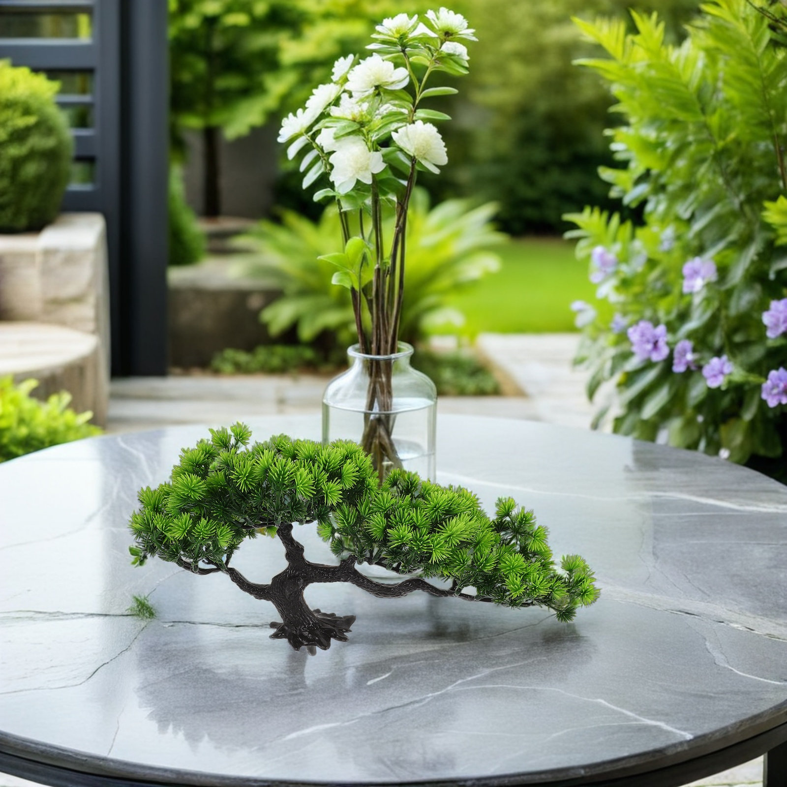 2Pcs Artificial Bonsai Tree Ju - đánh giá và giá Bonsai Garden Juniper