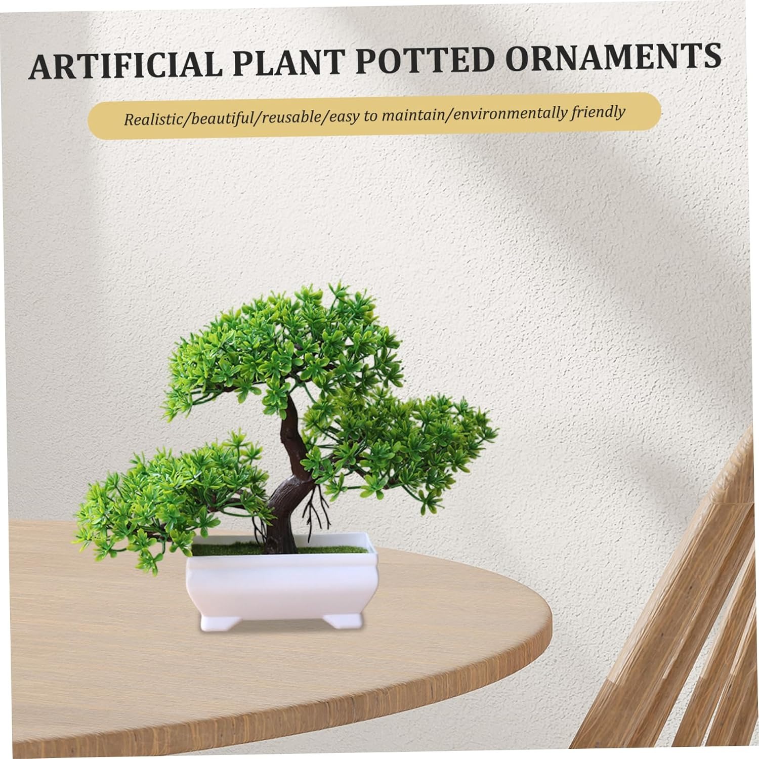 1/2Pcs Artificial Bonsai Tree  - đánh giá và giá Bonsai Garden For Home