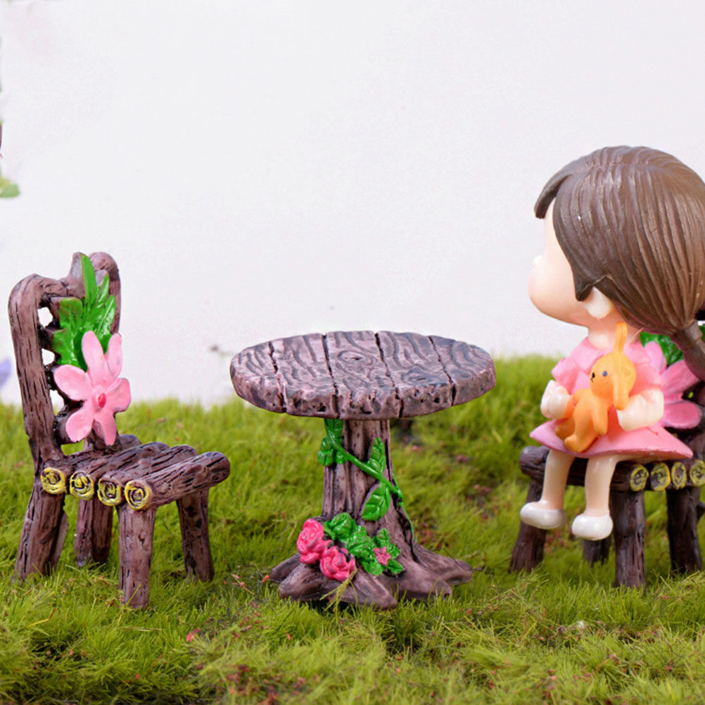 5Sets Mini Resin Miniature Cha - đánh giá và giá Bonsai Garden Miniature