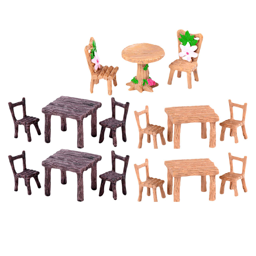 5Sets Mini Resin Miniature Cha - đánh giá và giá Bonsai Garden Miniature
